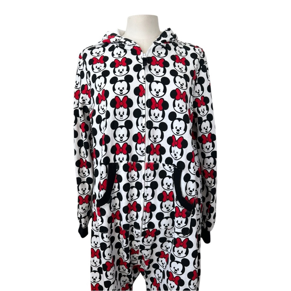 Disney Minnie Mouse MXYZ Onesie Pajama Adult Cozy Y2K Kawaii Cartoon - Picture 7 of 14